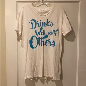“Drinks Well With Others” Tee